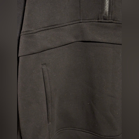 🧘‍♀️ GAIAM Hudson Scuba Popover 1/2 Zip Sweatshirt - Black - XL Women's 🧘‍♀️ - Picture 5 of 13